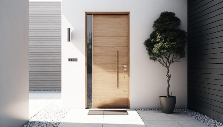 porte dentree moderne